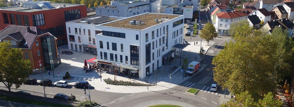 fAi Architekten in Göppingen aus der Luft
