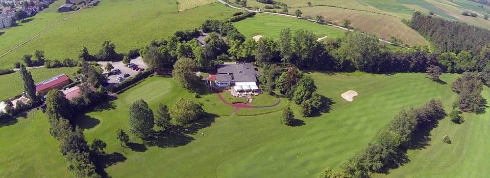 Golfplatz Hechingen/Hohenzollern in Hechingen aus der Luft