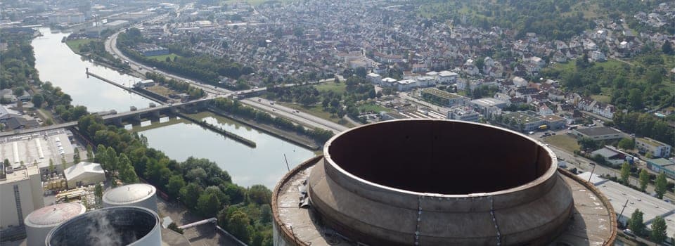 EnBW: Kamininspektion aus der Luft